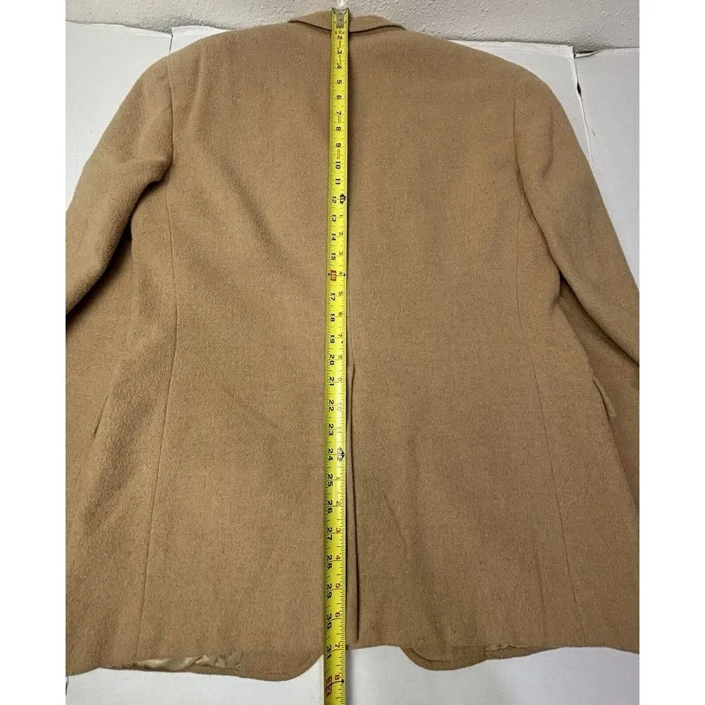 VTG Jos A Bank Executive 100% Camel Hair‎ Blazer Sport Coat Classic Mens 42R EUC